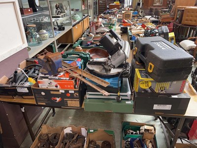 Lot 174 - Four trays of cased and uncased hand tools,...