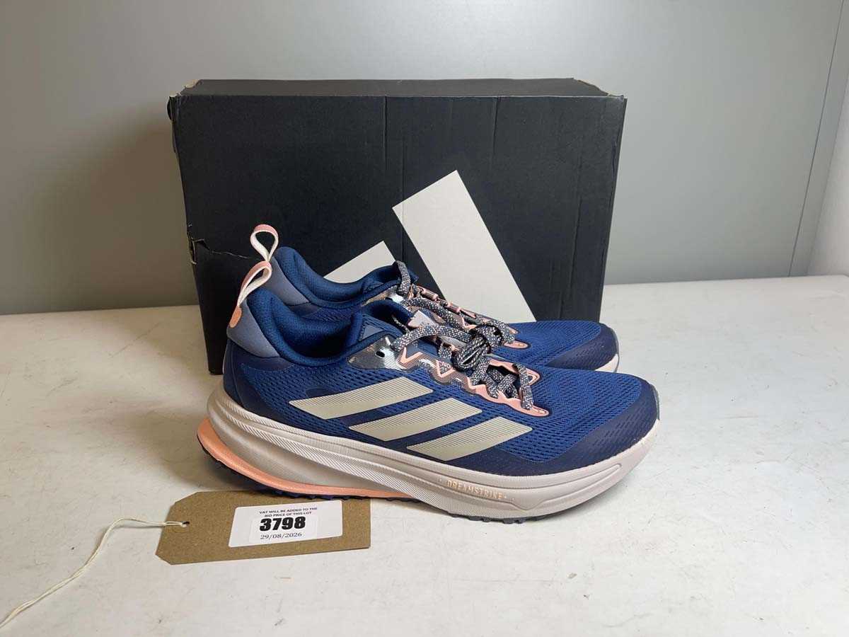 Lot 3798 - Adidas UK8 supernova rise W ATR trainers in...