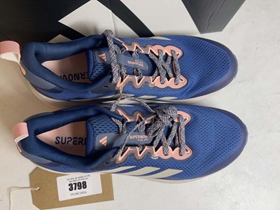 Lot 3798 - Adidas UK8 supernova rise W ATR trainers in...