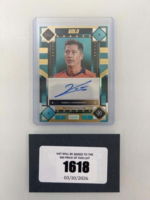 Lot 1618 - Topps Gold Lewandowski Autograph and serial...