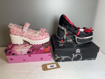 Lot 3807 - 2x Boxed pairs of Koi shoes both size UK11