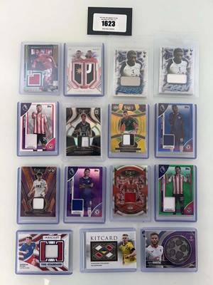 Lot 1623 - (15) Patch and some serial numbered football...