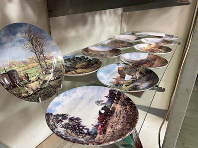 Lot 334 - Set of 12 Danbury Mint by Wedgewood "The farm...