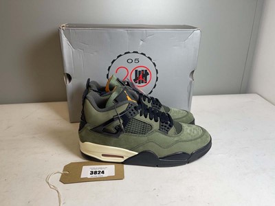 Lot 3824 - Nike UK8.5 air jordan 4 retro OG SP trainers...