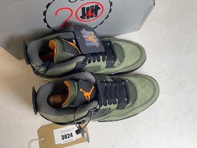 Lot 3824 - Nike UK8.5 air jordan 4 retro OG SP trainers...