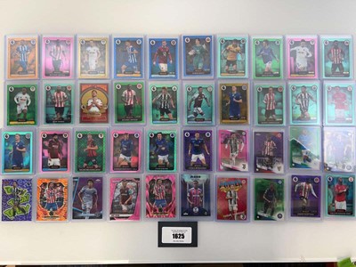 Lot 1625 - (40) Serial numbered football trading cards