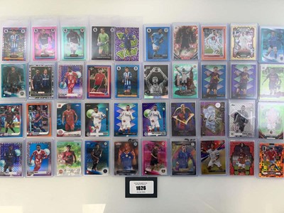 Lot 1626 - (40) Serial numbered football trading cards