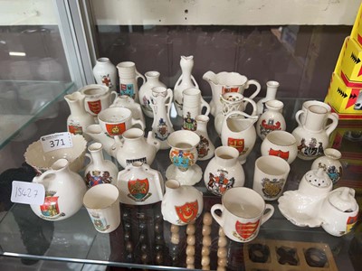 Lot 371 - Collection of Goss crested China etc.