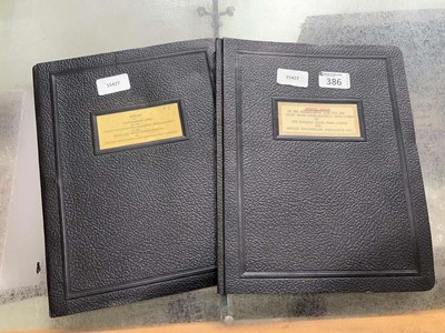 Lot 386 - 2 bound reports on transmission lines for the...