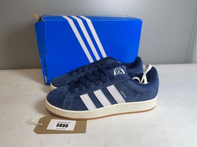 Lot 3899 - Adidas UK11.5 campus 00s trainers in indigo /...