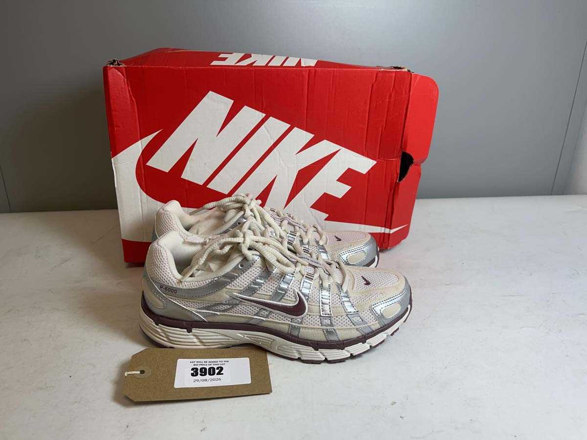 Lot 3902 - Nike UK5 P-6000 trainers in light bone - boxed