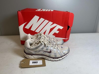 Lot 3902 - Nike UK5 P-6000 trainers in light bone - boxed