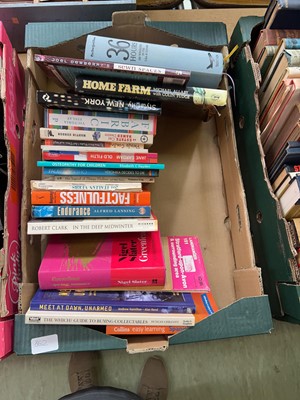 Lot 409 - Tray of assorted books, various subjects