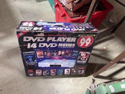 Lot 423 - DVD player with box