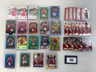 Lot 1636 - (18) Serial numbered football trading cards...