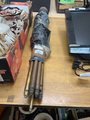 Lot 445 - Bundle of brass stair rods