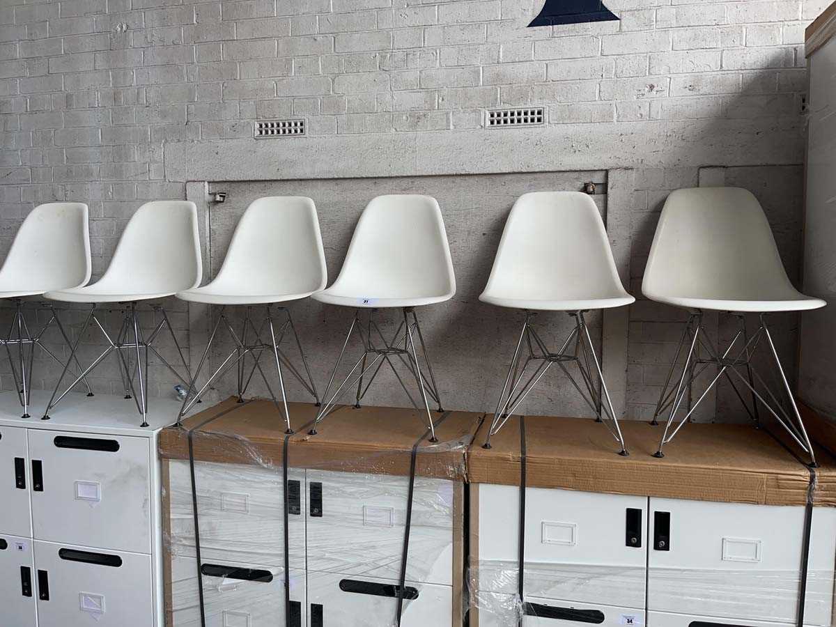 Lot 31 - Charles & Ray Eames for Vitra, a set of eight...