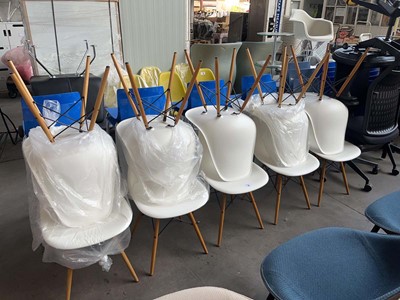 Lot 57 - Charles & Ray Eames for Vitra, ten DSR Eiffel...