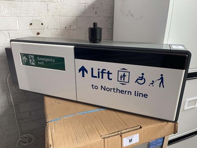 Lot 38 - London Underground Northern Line lift and...