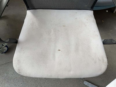 Lot 43 - 2 Bene chrome frame static swivel office...