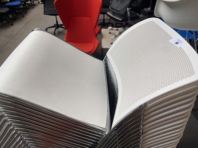 Lot 44 - Approx. 32 Boss Design 'Starr' stacking chairs...
