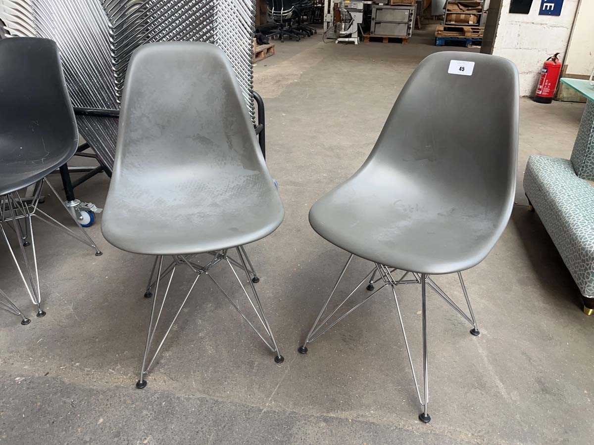 Lot 45 - Charles & Ray Eames for Vitra, two DSR Eiffel...