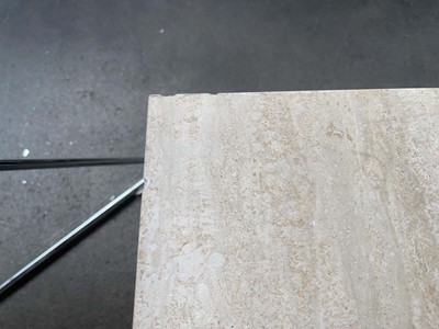 Lot 54 - Maxalto square stone top low-level coffee...