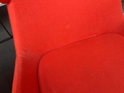 Lot 55 - Pair of Orangebox wingback lounge chairs on...