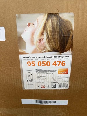 Lot 75 - Megaflo Eco unvented direct water cylinder