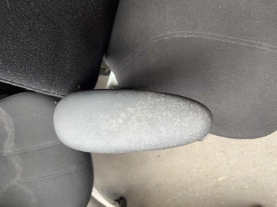 Lot 85 - 4 RH black upholstered office chairs with arms