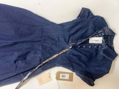 Lot 3917 - OddMuse denim collared midi dress (XS) (Hanging)
