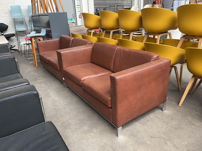 Lot 87 - Pair of Walter Knoll 'Foster 500 Range'...