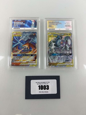 Lot 1003 - (2) 2019 Pokémon Sun & Moon SM12 - Alter...