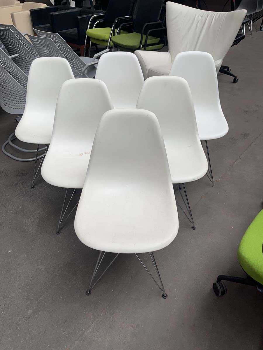 Lot 88 - Charles & Ray Eames for Vitra, six DSR Eiffel...