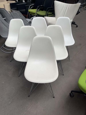 Lot 88 - Charles & Ray Eames for Vitra, six DSR Eiffel...