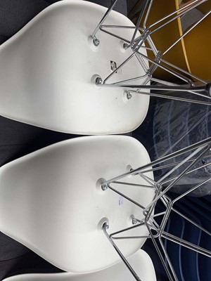 Lot 88 - Charles & Ray Eames for Vitra, six DSR Eiffel...