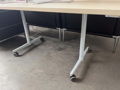 Lot 93 - Kusch and Co. folding office table- 180cm wide