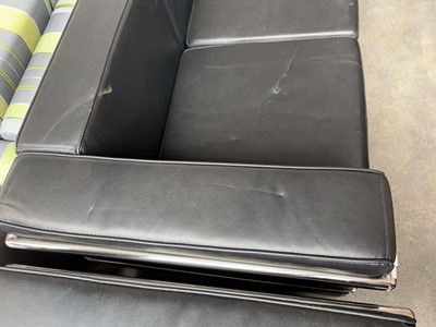 Lot 96 - After Le Corbusier, three LC-2 style 2-seater...