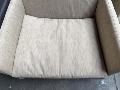 Lot 101 - B&B Italia 'George' low armchair in a brown...