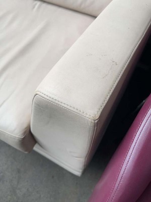 Lot 108 - Pair of Davison Highley 3-seater settees in...