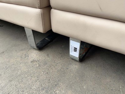 Lot 108 - Pair of Davison Highley 3-seater settees in...
