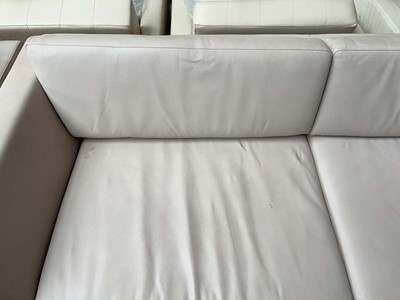 Lot 108 - Pair of Davison Highley 3-seater settees in...