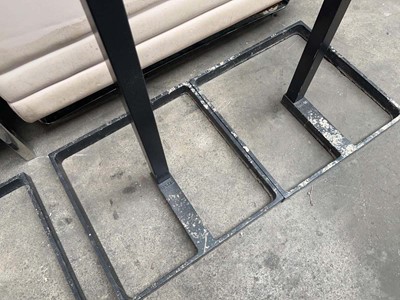 Lot 110 - 4 Techo black hat and coat stands