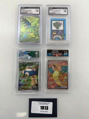 Lot 1013 - (4) 2023 SV2a Pokémon Card 151 JPN #166 -...