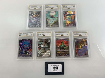 Lot 1019 - (7) Graded Japanese Pokémon Cards by Automated...