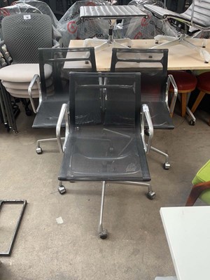 Lot 126 - After Charles & Ray Eames, three 'Aluminium...