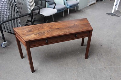 Lot 10 - Pair of walnut executive armchairs designed...