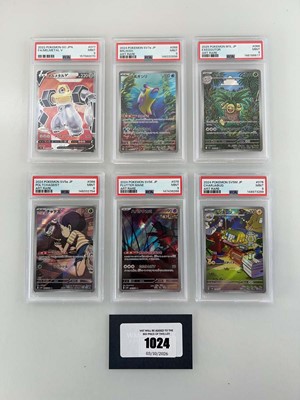 Lot 1024 - (6) Graded Japanese Pokémon Cards by PSA (all...