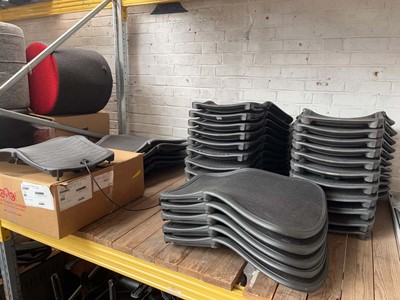 Lot 156 - 2 Shelves of various Herman Miller Aeron chair...