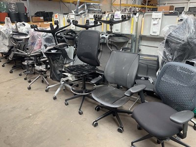 Lot 204 - Approximately 35 various part chairs for...